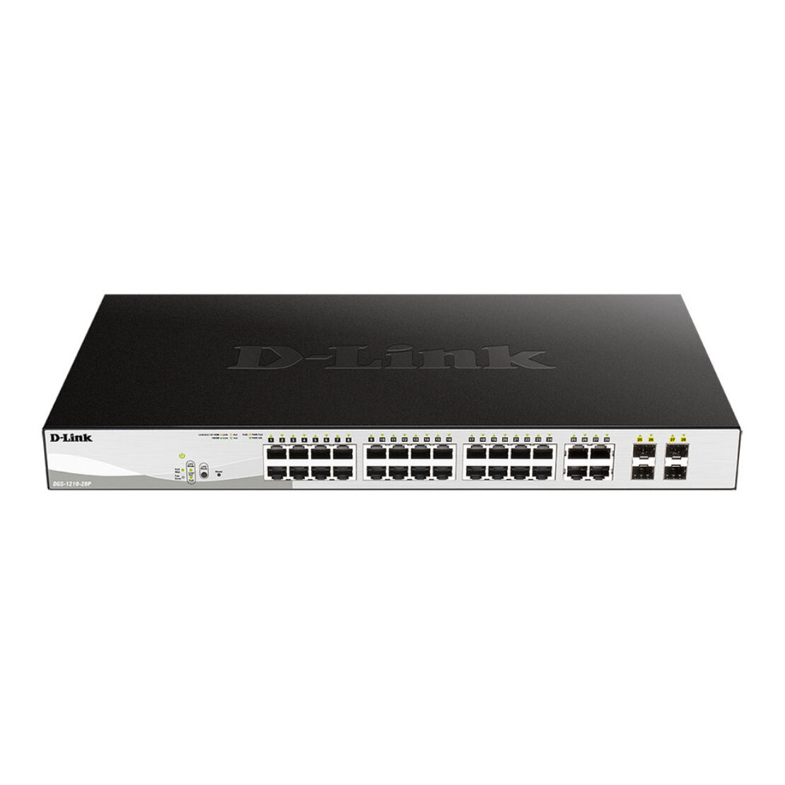 Коммутатор D-Link DGS-1210-28P/F1A, 24 x Ethernet 10/100/1000 Мбит/сек, IGMP v1, IGMP v2