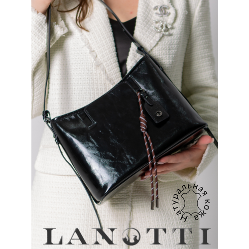 Сумка тоут LANOTTI, фактура зернистая, Бордо 212