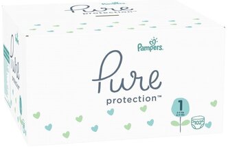 Pampers подгузники Pure Protection 1 (2-5 кг), 34 шт., 3 уп.