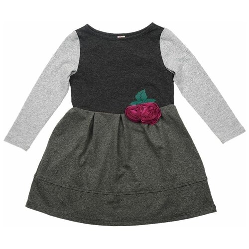 Платье для девочек Mini Maxi, модель 3770/, цвет серый, размер 98