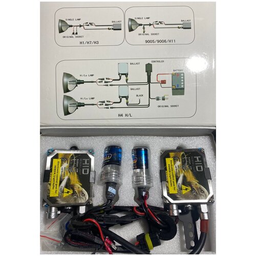 H3-6000K комплект черный с блоком