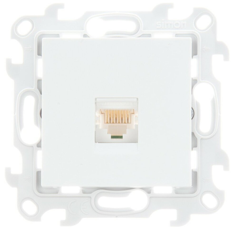 Simon 24 Белая Розетка RJ45 кат. 5е UTP 2410598-030 - фотография № 6