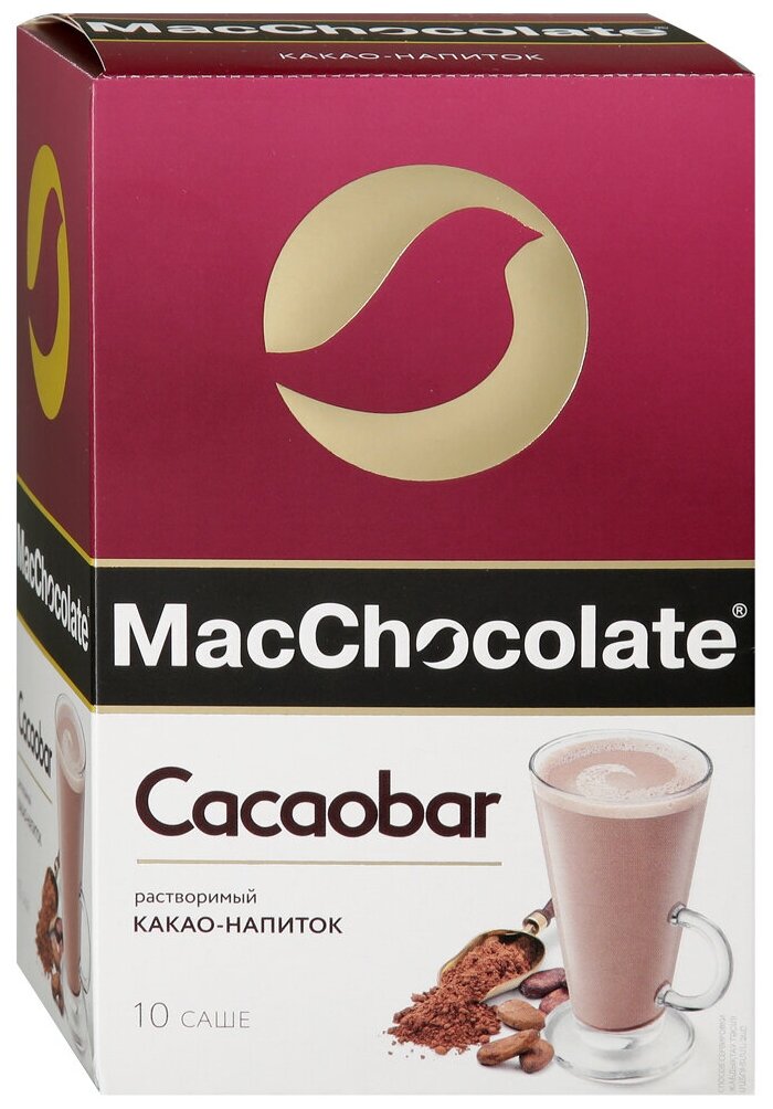 Какао-напиток MacChocolate Cacaobar растворимый 10 пак - фото №2