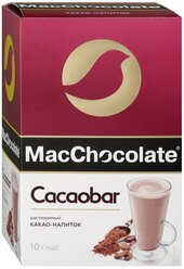 MacChocolate Cacaobar Какао-напиток растворимый, коробка, 10 пак.