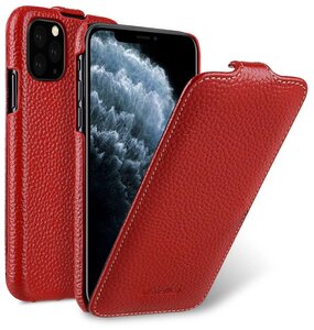 Кожаный чехол флип Melkco для Apple iPhone 11 Pro Max - Jacka Type - красный