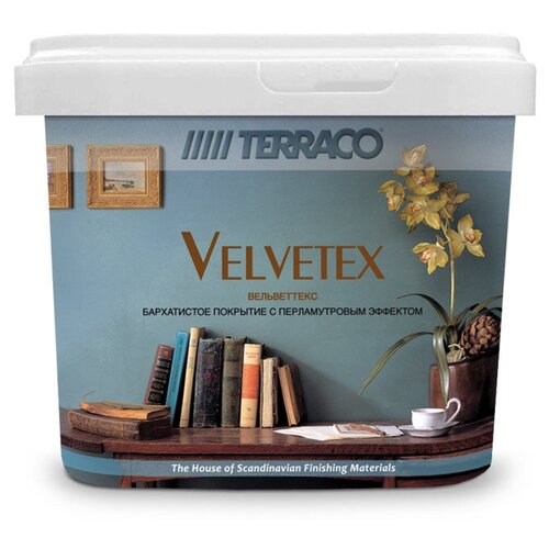 Декоративное покрытие Terraco Velvetex, VA100, 1 кг