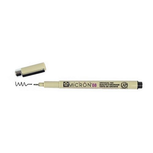 Купить Ручка капиллярная Sakura Pigma Micron черная, 0, 5мм ( Артикул 288294 )