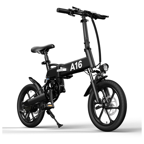 Электровелосипед ADO Electric Bicycle A16 черного цвета