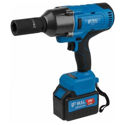 WORTEX Аккумуляторный гайковерт 18 В 6 Ач 1000 Нм 34 BULL SC 1801 с акб и зу в чем 0329177 3432000₽