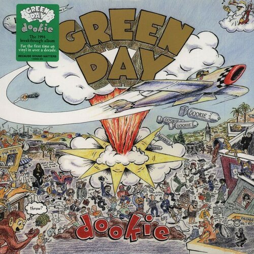 Green Day Виниловая пластинка Green Day Dookie виниловая пластинка green day nimrod 0093624873006