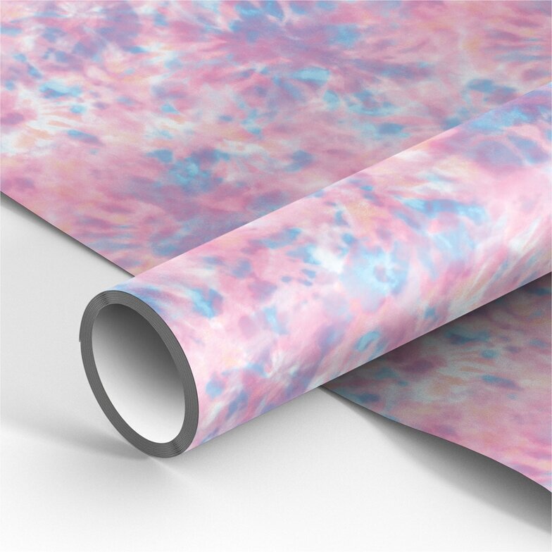 Упаковочная бумага глянцевая 70*100см AXLER "Pink watercolor", 105г/м2
