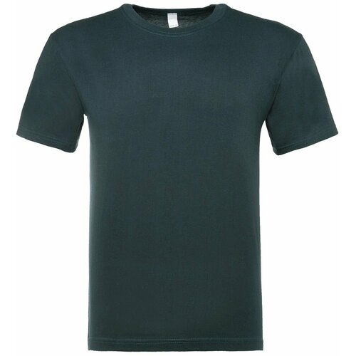 фото Футболка collorista, хлопок, однотонная, размер 42-44, черный