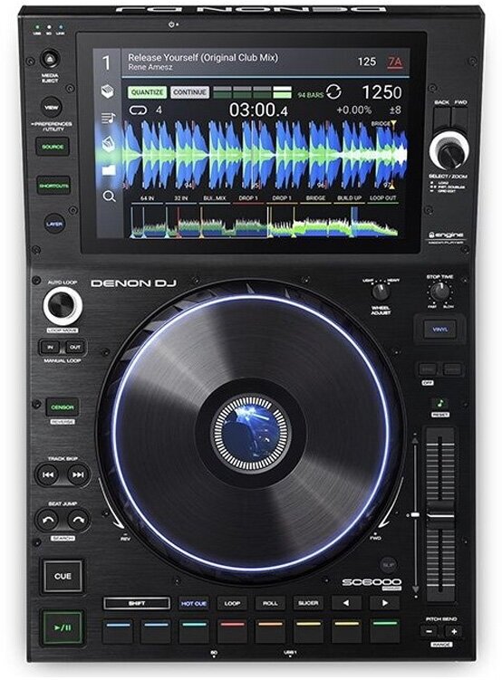 Denon SC6000 Prime DJ проигрыватель 24 бит/96 кГц