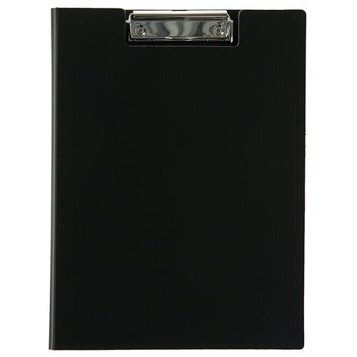 Купить Calligrata Папка-планшет с прижимом с крышкой А4, пластик черный, Файлы и папки