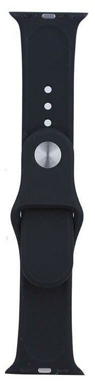 Ремешок DF iClassicband-01 для Apple Watch Series 3/4/5 черный (DF ) - фото №2