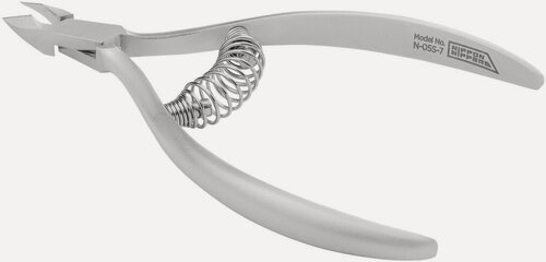 Изображение товара Кусачки для кутикулы Nippon Nippers N-05S-7 спиральные матовые 7 мм