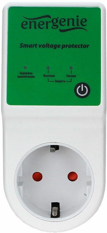 Реле напряжения Energenie EHB8-1 15A белое