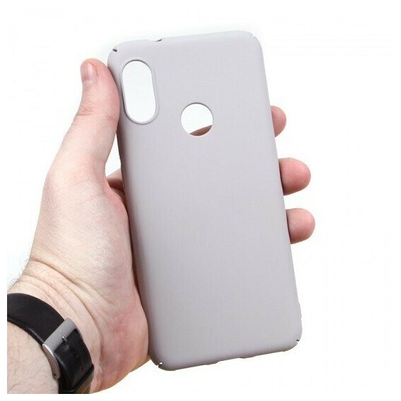 Панель матовая Soft Touch для Xiaomi Redmi 6 Pro/ Xiaomi Mi A2 Lite, 010659 Прозрачный
