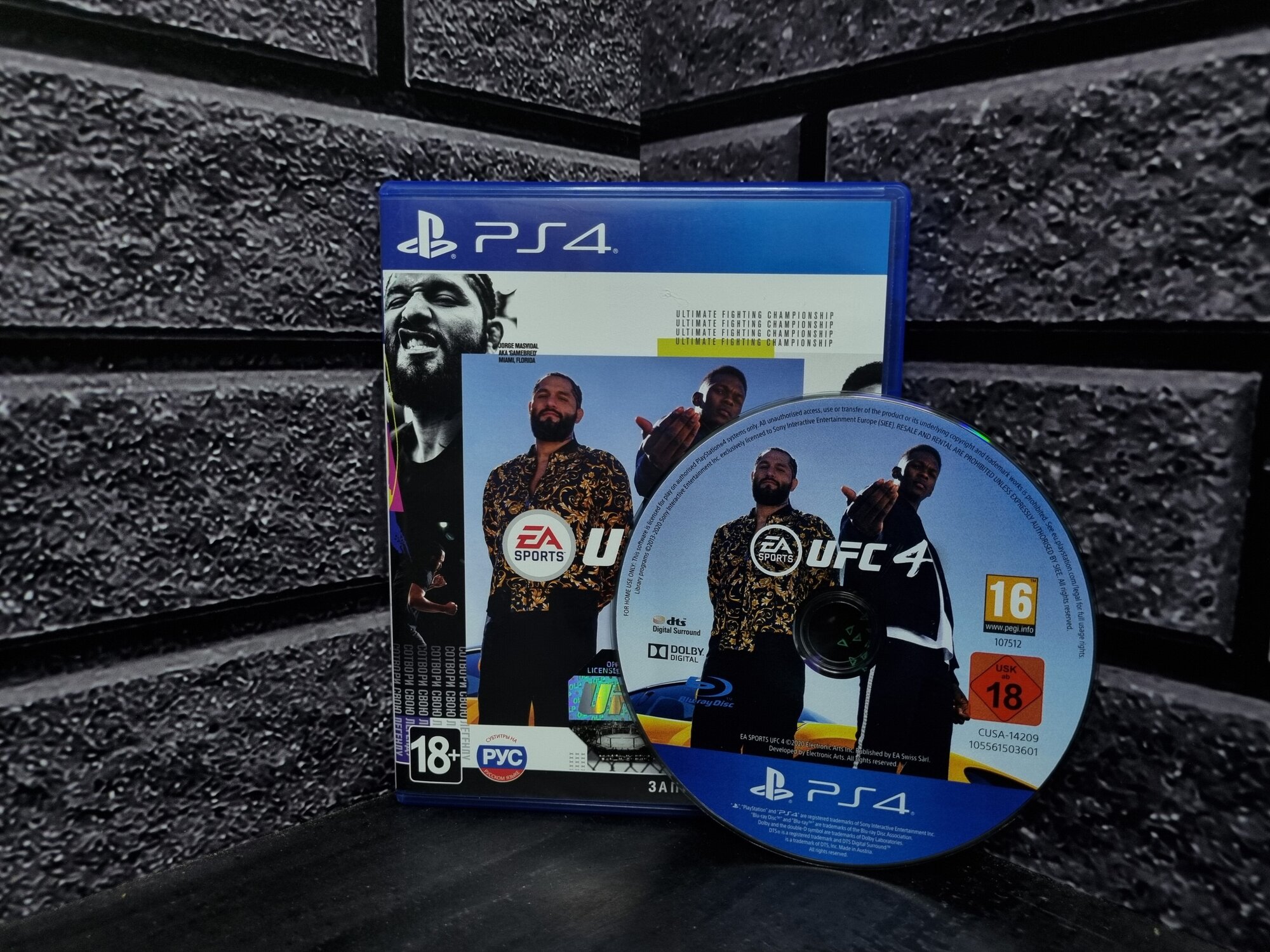 Игра для PlayStation 4 UFC 4 РУС СУБ Resale