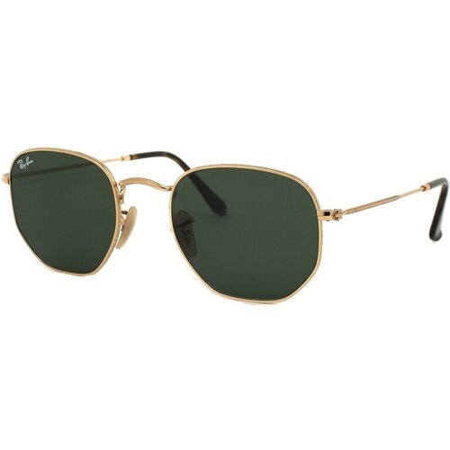 Солнцезащитные очки Ray-Ban, золотой солнцезащитные очки ray ban hexagonal flat lenses зелёный размер 51mm
