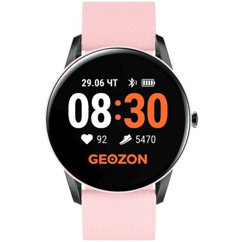Смарт-часы Geozon Fly G-SM16PNK уведомления пульс сон давление кислород розовые 518300₽