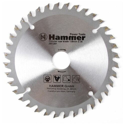 фото Пильный диск hammer flex 205-201 csb pl 130х20 мм