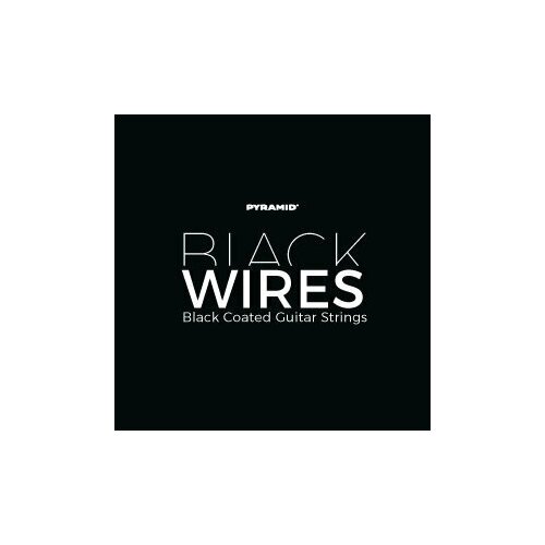 Комплект струн для электрогитары Pyramid 443100 Black Wires black pyramid pattern 6 s coffee team