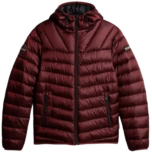 фото Куртка napapijri aerons short jacket adjustable hood bordeaux / s