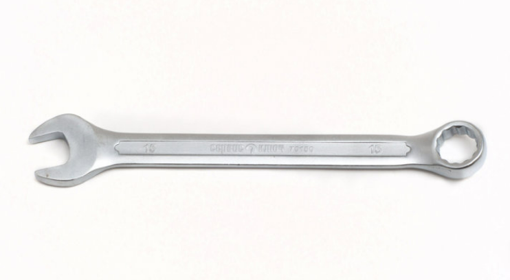 Комбинированный ключ *15 холодный штамп Сервис Ключ (70150)