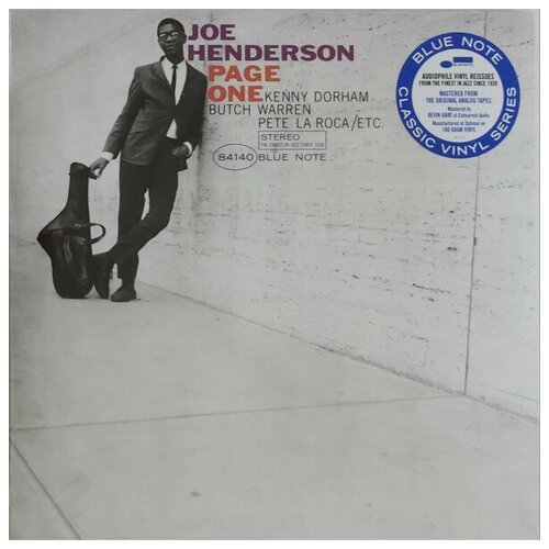 виниловая пластинка joe henderson page one remastered 180g limited edition 1 lp Henderson Joe Виниловая пластинка Henderson Joe Page One