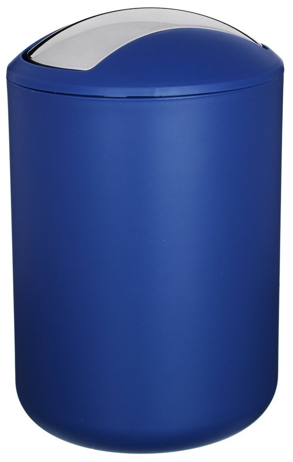 Ведро контейнер для мусора напольный "Хром" Vettа, 7л, пластик