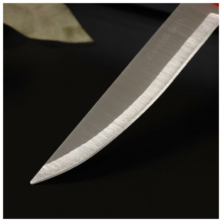 Нож кухонный «Триколор», лезвие 12,5 см - фотография № 4