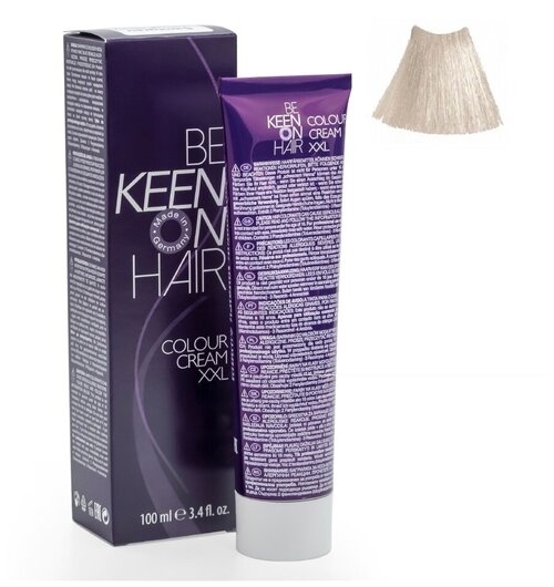 KEEN Be Keen on Hair крем-краска для волос XXL Colour Cream, 12.11 platinblond asch intensiv