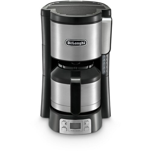 Кофеварка капельная De'Longhi ICM 15750, серебристый/черный