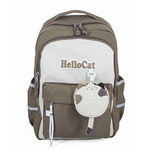 Рюкзак HelloCat 258 коричневый