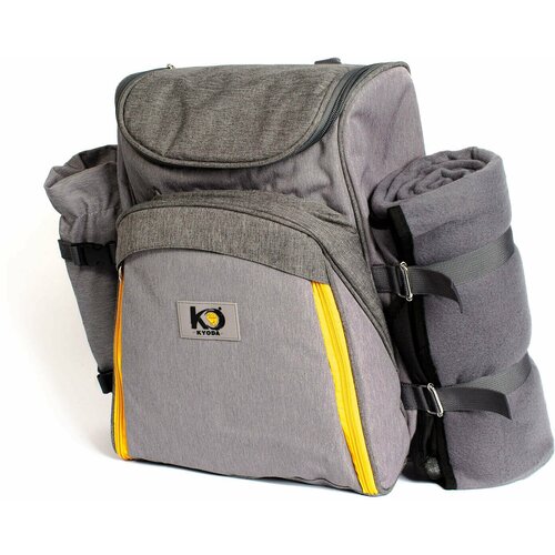 Рюкзак для пикника (на 2 персоны) с ковриком руссо туристо набор для пикника на 2 персоны в чехле