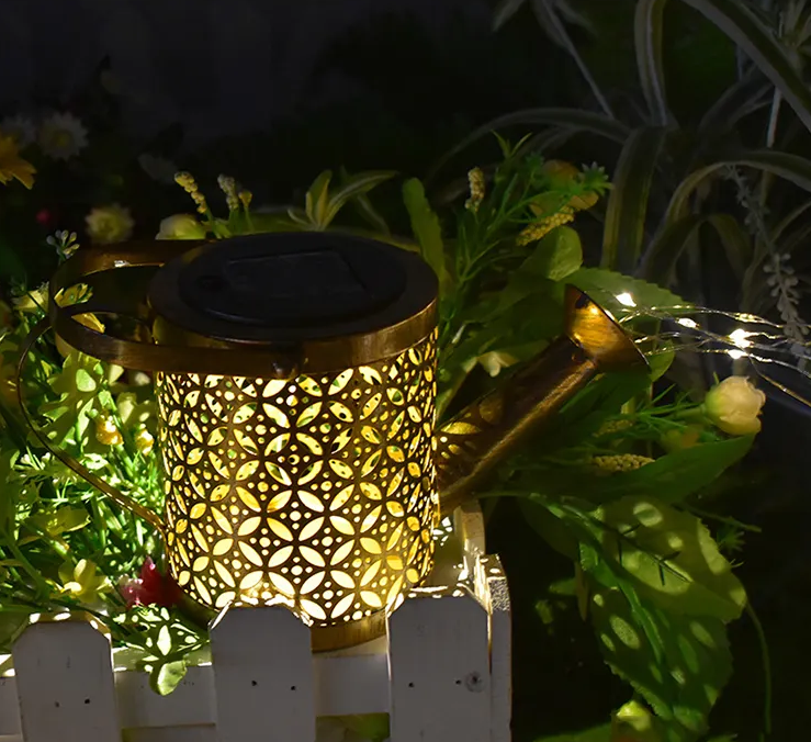 Фонарь садовый на солнечных батареях "Лейка" - фотография № 4