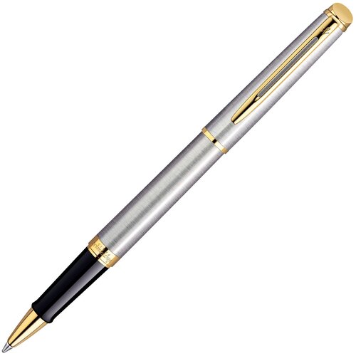 waterman hemisphere stainless steel gt перьевая ручка f Waterman Hemisphere - Stainless Steel GT, ручка-роллер, F, BL