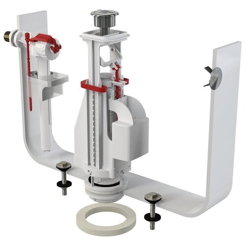 Комплект арматуры для бачка с боковым впуском 1/2