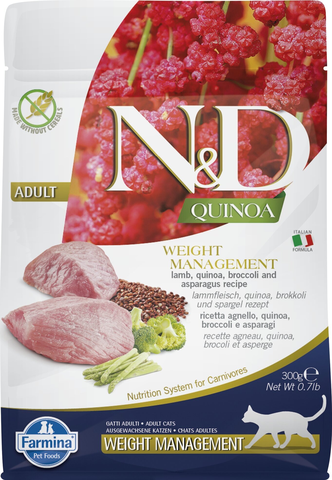 Farmina N&D Cat Quinoa Weight Management         , 300 .