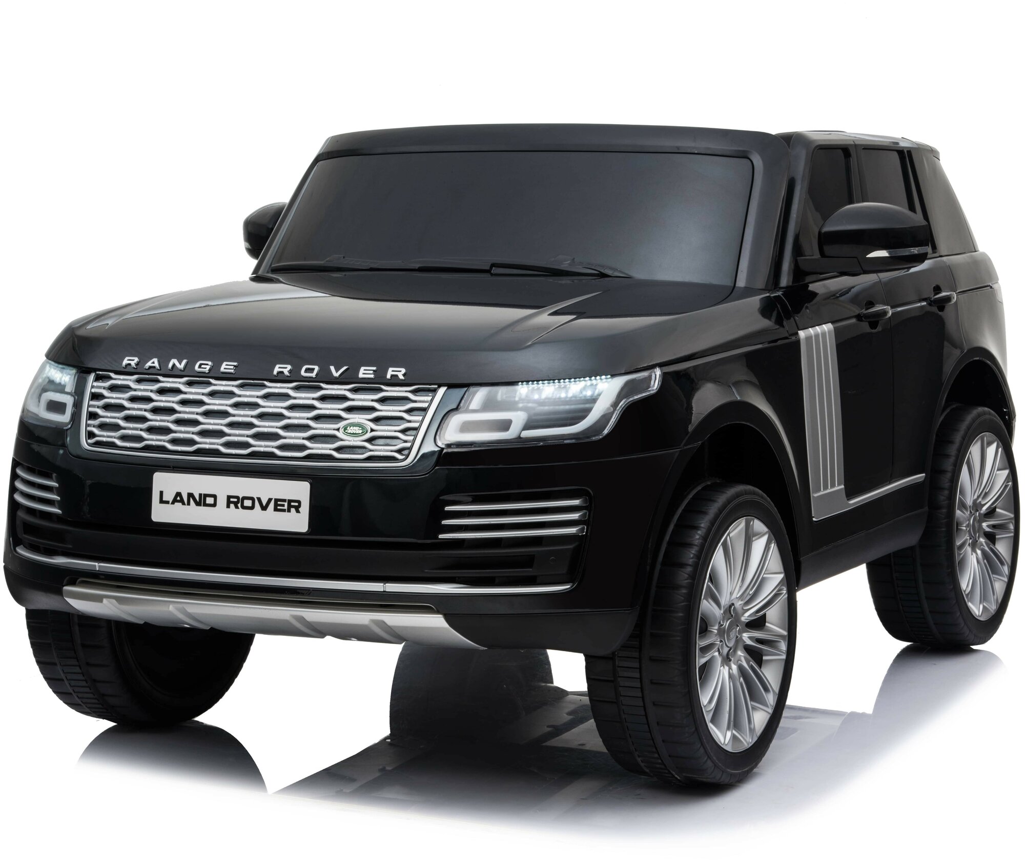 RiverToys Автомобиль Range Rover HSE 4WD, черный глянец