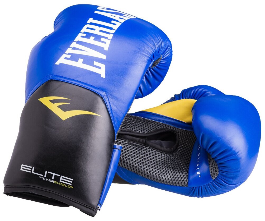 Перчатки тренировочные Everlast Elite ProStyle 12oz синие/красные