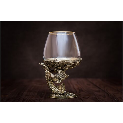 Подарочный бокал для коньяка, бокал в подарочной коробке 