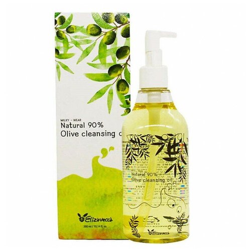 Elizavecca Гидрофильное масло с оливой 90% Milky- Wear Natural 90% Olive Cleansing Oil