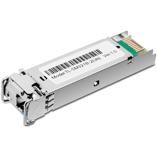 TP-Link SM321B-2 WDM SFP-трансивер, 1000Base-BX (Simplex LC), Tx: 1310нм, Rx: 1550нм, одномод, до 2км sfp трансивер tp link tl sm321b