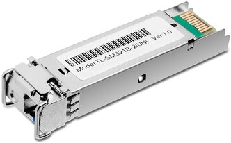 TP-Link SM321B-2 WDM SFP-трансивер, 1000Base-BX (Simplex LC), Tx: 1310нм, Rx: 1550нм, одномод, до 2км