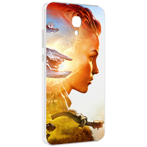 Чехол MyPads Horizon Zero Dawn art для Meizu M6 (M711Q) задняя-панель-накладка-бампер