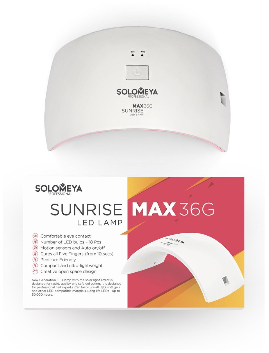 Solomeya Профессиональная сенсорная Led-лампа / Sunrise Max 36G (36W)