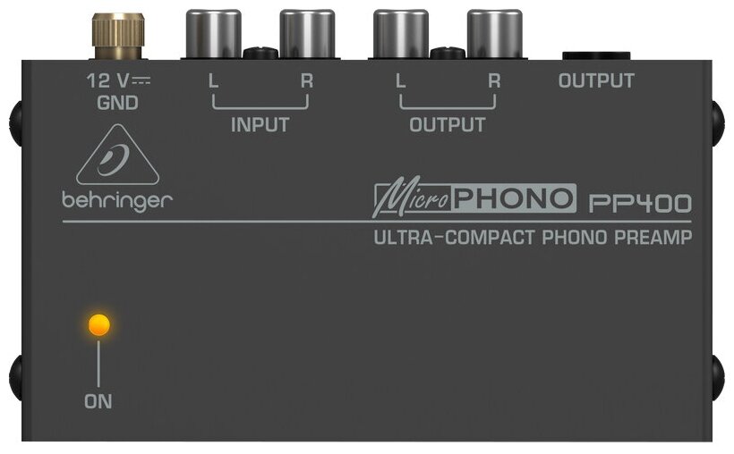 Фонокорректор стерео BEHRINGER MICROPHONO PP400