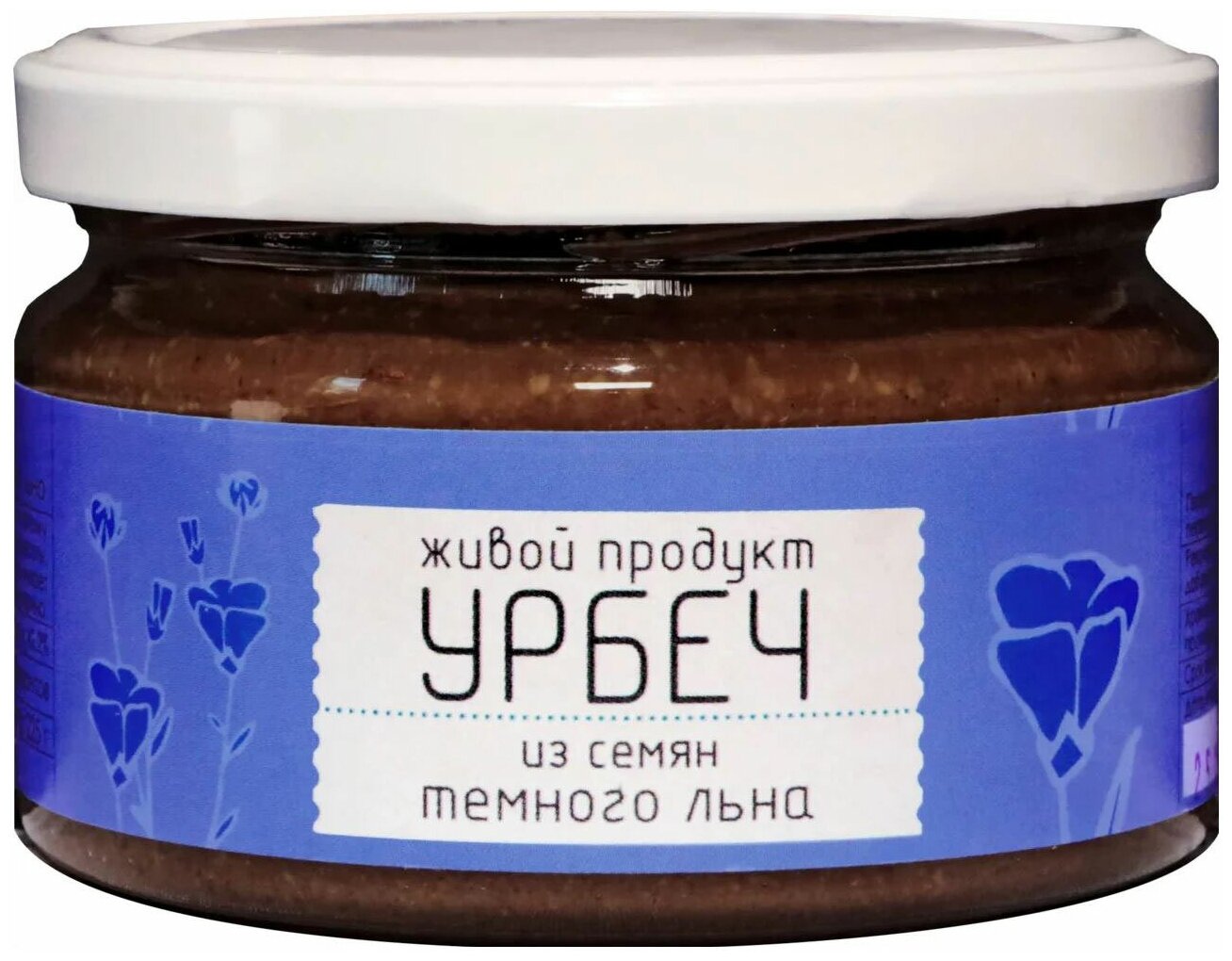 Живой продукт Урбеч из семян тёмного льна, 225 г